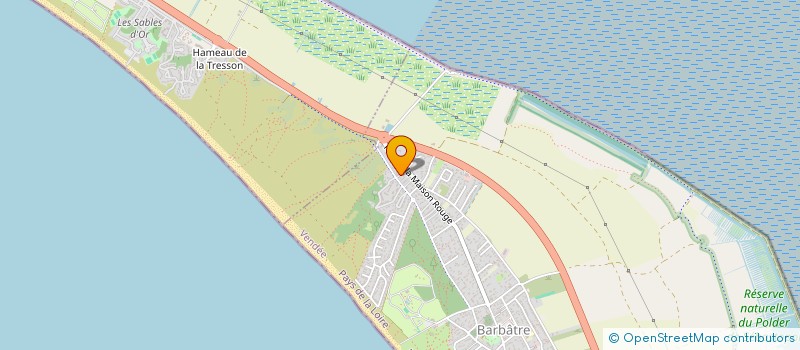 localisation de l'entreprise MONSIEUR THIERRY DUFIEF  BARBATRE