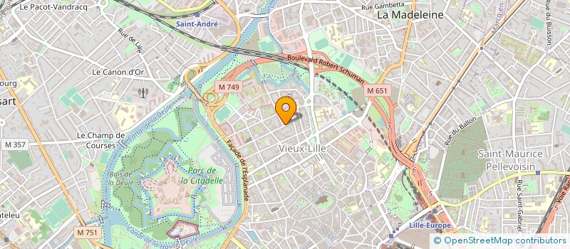 localisation de l'entreprise MONSIEUR THIERRY DUFOUR à LILLE