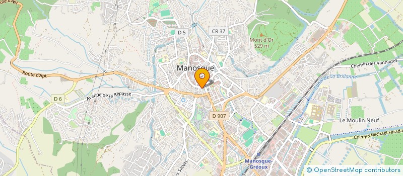 localisation de l'entreprise MONSIEUR THIERRY DUGOIS à MANOSQUE