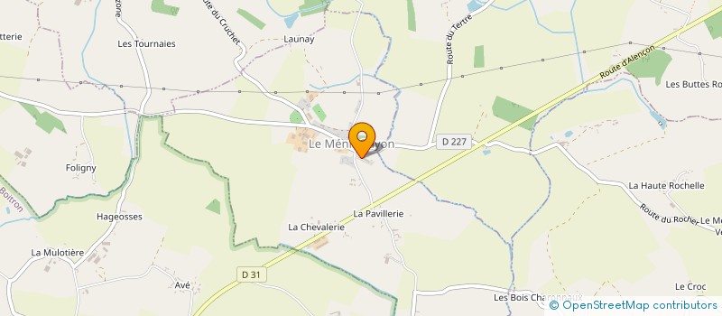 localisation de l'entreprise MONSIEUR THIERRY DUGUE à SAINT-LEGER-SUR-SARTHE