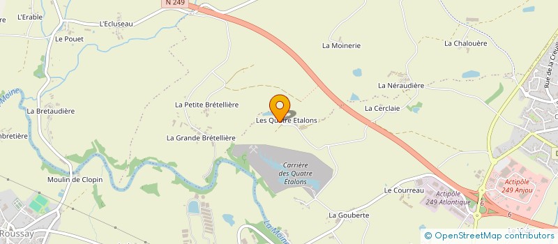 localisation de l'entreprise MONSIEUR THIERRY DUGUY à SEVREMOINE