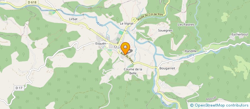localisation de l'entreprise MONSIEUR THIERRY DUHAUT à MASSAT