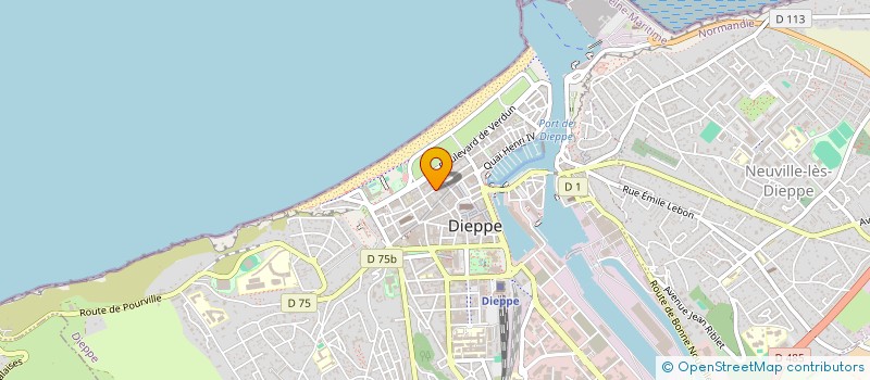 localisation de l'entreprise MONSIEUR THIERRY DUHAUTOIS  DIEPPE