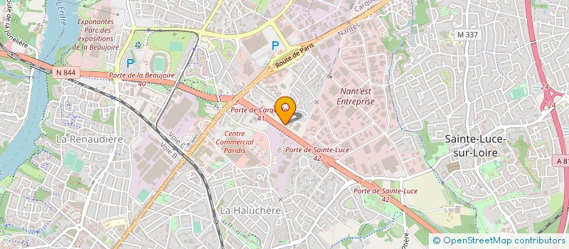 localisation de l'entreprise MONSIEUR THIERRY DUMELIE à NANTES