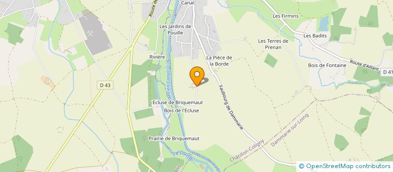 localisation de l'entreprise MONSIEUR THIERRY DUMEZ à CHATILLON-COLIGNY