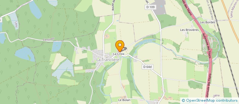 localisation de l'entreprise MONSIEUR THIERRY DUMONT  LA TRANCLIERE