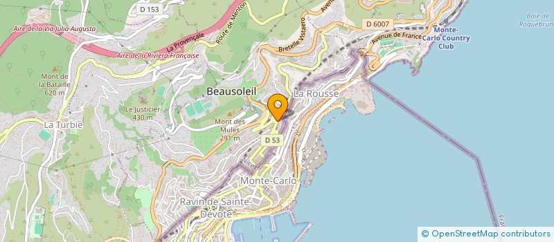 localisation de l'entreprise MONSIEUR THIERRY DUMOULIN à BEAUSOLEIL