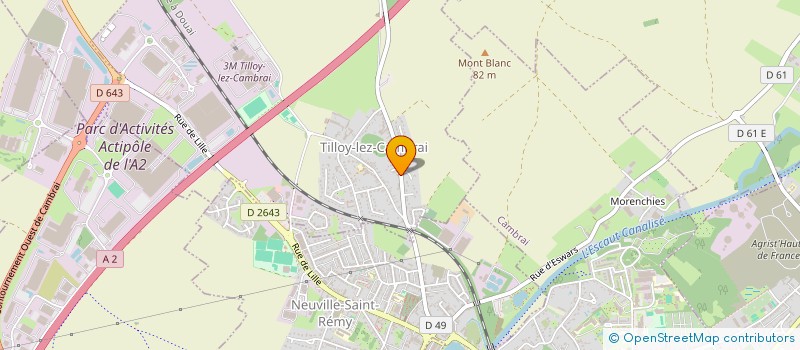 localisation de l'entreprise MONSIEUR THIERRY DUPAS  BANTIGNY