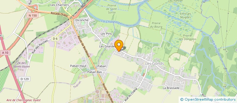 localisation de l'entreprise MONSIEUR THIERRY DUPONT  LES GONDS