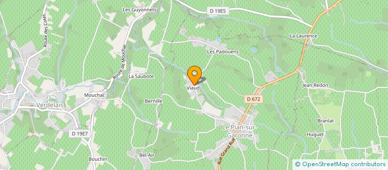 localisation de l'entreprise MONSIEUR THIERRY DUPRAT  LE PIAN SUR GARONNE