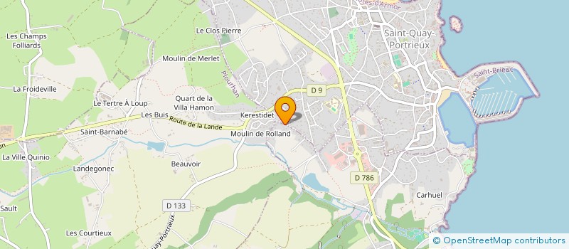 localisation de l'entreprise MONSIEUR THIERRY DUPRE  BINIC-ETABLES-SUR-MER