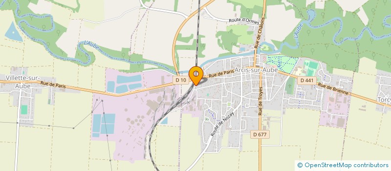 localisation de l'entreprise MONSIEUR THIERRY DUPRE à ARCIS-SUR-AUBE