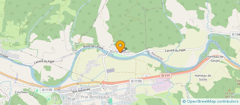 localisation de l'entreprise MONSIEUR THIERRY DUPUY à LA BASTIDE-DU-SALAT