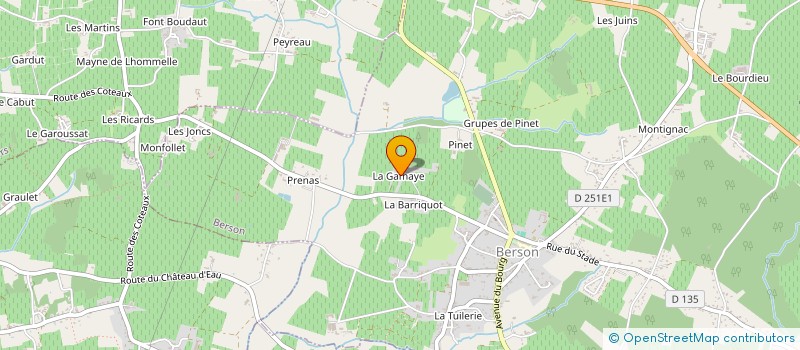 localisation de l'entreprise MONSIEUR THIERRY DUPUY  BERSON