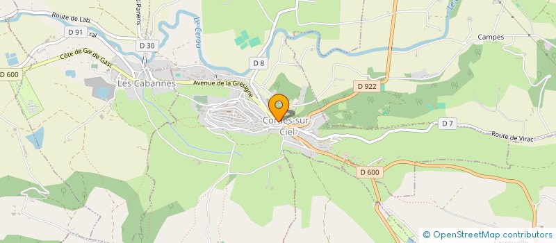 localisation de l'entreprise MONSIEUR THIERRY DUPUY à CORDES-SUR-CIEL