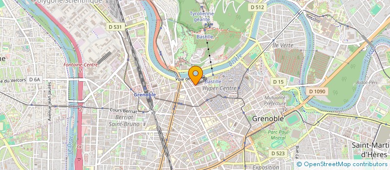 localisation de l'entreprise MONSIEUR THIERRY DURAFFOURD à GRENOBLE