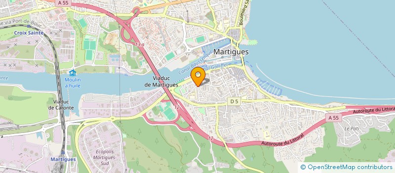 localisation de l'entreprise MONSIEUR THIERRY DURAND  MARTIGUES