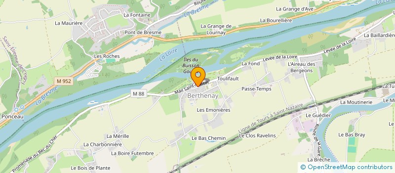 localisation de l'entreprise MONSIEUR THIERRY DURAND  BERTHENAY