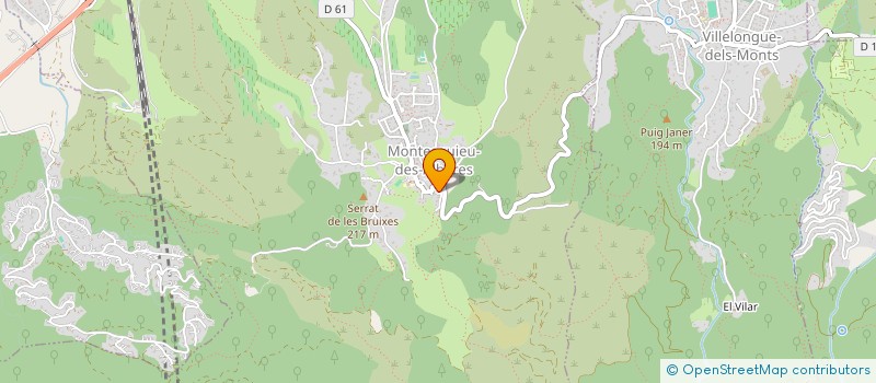 localisation de l'entreprise MONSIEUR THIERRY DURAND  MONTESQUIEU-DES-ALBERES