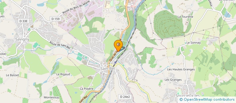 localisation de l'entreprise MONSIEUR THIERRY DURET  BULLY