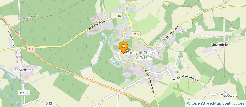 localisation de l'entreprise MONSIEUR THIERRY DUTHU à COUCY-LE-CHATEAU-AUFFRIQUE