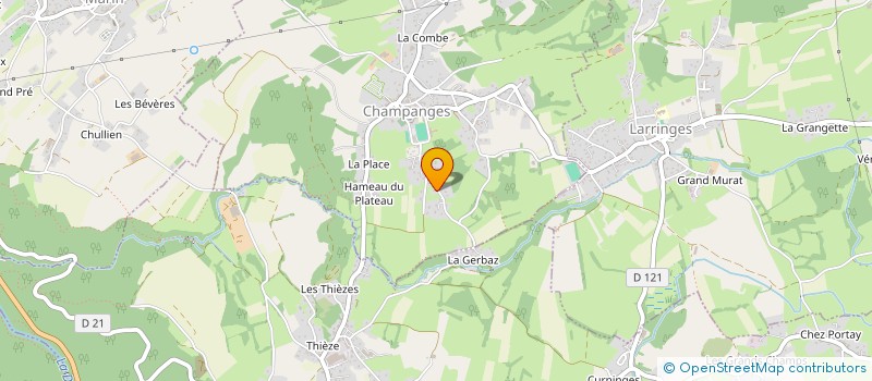 localisation de l'entreprise MONSIEUR THIERRY DUTRUEL  CHAMPANGES