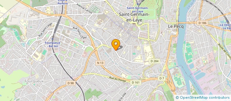 localisation de l'entreprise MONSIEUR THIERRY DUVAL  SAINT-GERMAIN-EN-LAYE