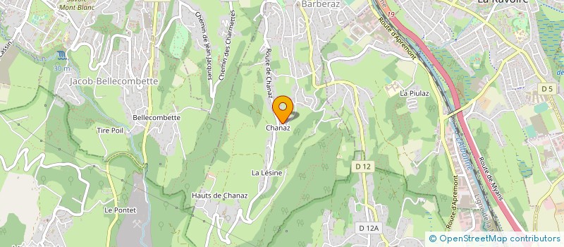 localisation de l'entreprise MONSIEUR THIERRY DUVERNEY-PRET  BARBERAZ