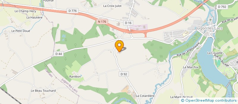 localisation de l'entreprise MONSIEUR THIERRY DUVERNOIS à PLEDELIAC