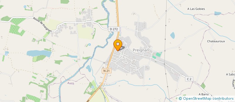 localisation de l'entreprise MONSIEUR THIERRY ELISSAGARAY  PREIGNAN