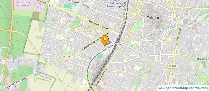 localisation de l'entreprise MONSIEUR THIERRY ENGLER  COLMAR