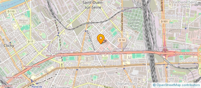 localisation de l'entreprise MONSIEUR THIERRY ERKILETLIAN à SAINT-OUEN-SUR-SEINE