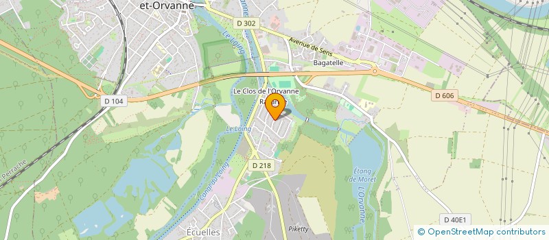 localisation de l'entreprise MONSIEUR THIERRY ERMACORA  MORET-LOING-ET-ORVANNE