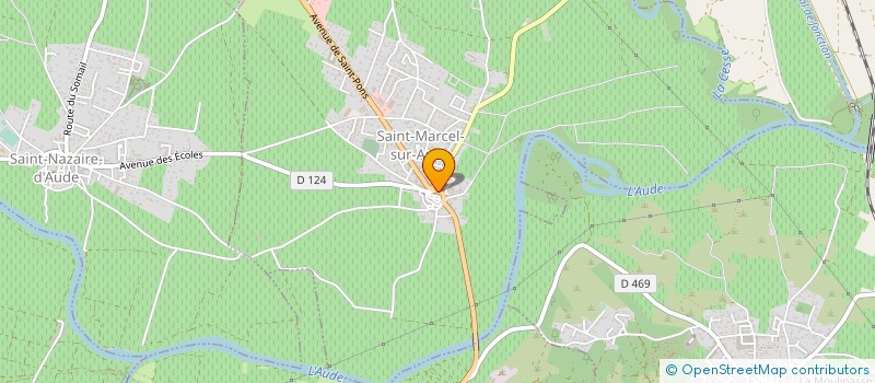localisation de l'entreprise MONSIEUR THIERRY ESCALLE  SAINT-MARCEL-SUR-AUDE