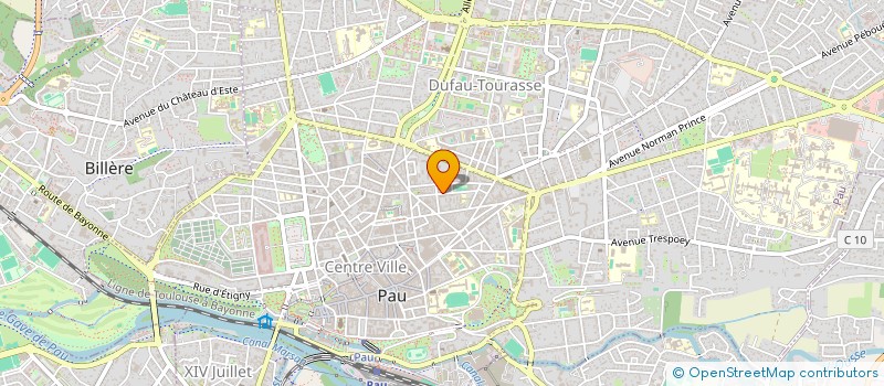 localisation de l'entreprise MONSIEUR THIERRY ESCARMANT à PAU
