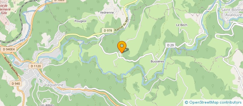 localisation de l'entreprise MONSIEUR THIERRY ESTRADE  LAGUENNE-SUR-AVALOUZE