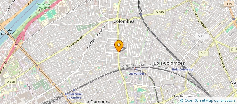 localisation de l'entreprise MONSIEUR THIERRY ETOC  COLOMBES