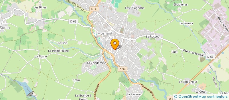 localisation de l'entreprise MONSIEUR THIERRY EUSTACHE à MORNANT