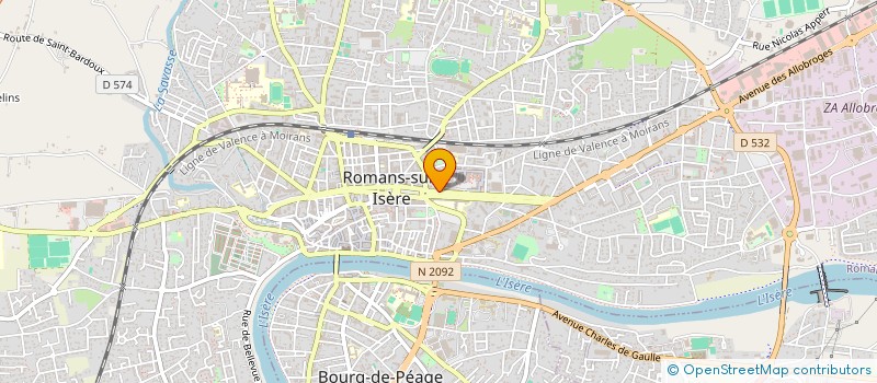 localisation de l'entreprise MONSIEUR THIERRY FABRE à ROMANS-SUR-ISERE