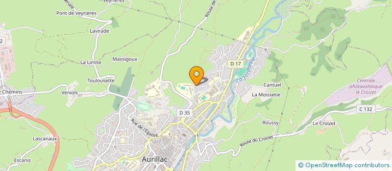 localisation de l'entreprise MONSIEUR THIERRY FABRE à AURILLAC
