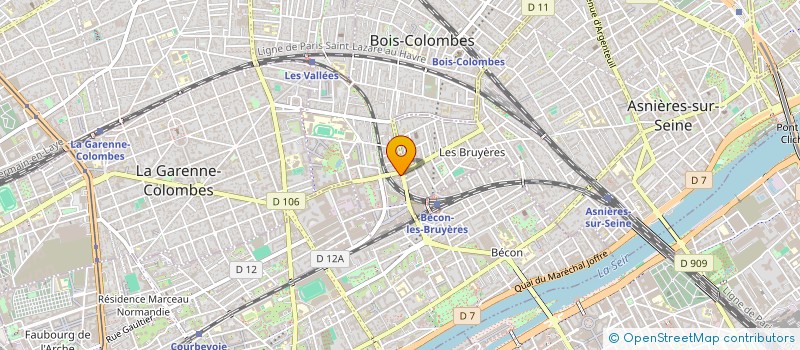 localisation de l'entreprise MONSIEUR THIERRY FABRICE JEAN GIRARD à BOIS-COLOMBES