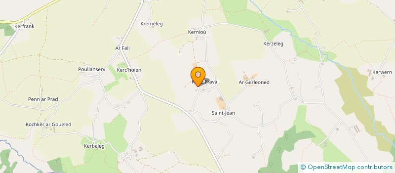 localisation de l'entreprise MONSIEUR THIERRY FAILLIER  SPEZET