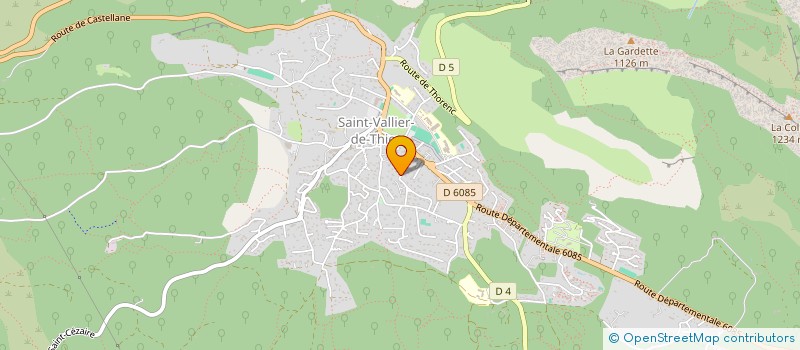 localisation de l'entreprise MONSIEUR THIERRY FAISANT à SAINT-VALLIER-DE-THIEY