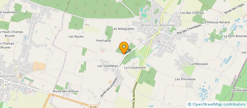 localisation de l'entreprise MONSIEUR THIERRY FAIVRE à BRAIN-SUR-ALLONNES