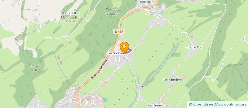 localisation de l'entreprise MONSIEUR THIERRY FAIVRE  LES FINS