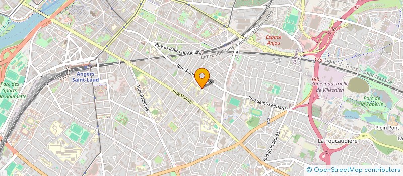localisation de l'entreprise MONSIEUR THIERRY FALLEMPIN à ANGERS