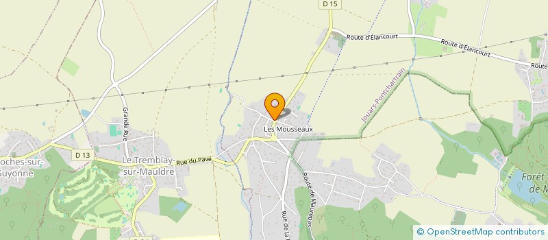 localisation de l'entreprise MONSIEUR THIERRY FANOST  JOUARS-PONTCHARTRAIN