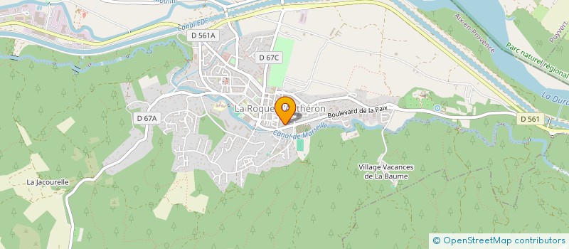 localisation de l'entreprise MONSIEUR THIERRY FARGIER  LA ROQUE-D'ANTHERON