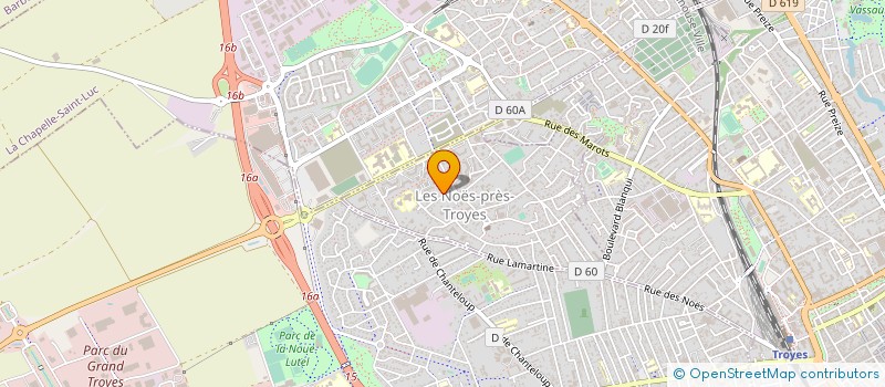 localisation de l'entreprise MONSIEUR THIERRY FASSIER  LES NOES-PRES-TROYES