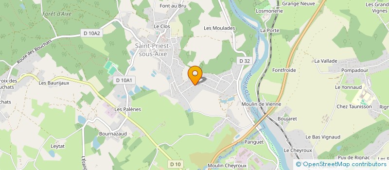localisation de l'entreprise MONSIEUR THIERRY FASSOT à SAINT-PRIEST-SOUS-AIXE